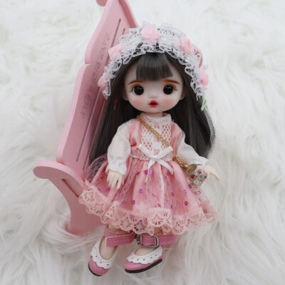 Poupée BJD 1/3 56cm Corps Féminin épissure Vinyle Yeux Mobiles Maquillage Main