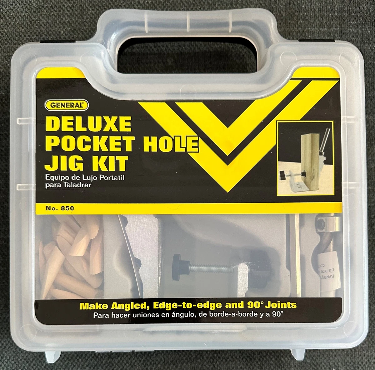 General deluxe pocket hole jig kit deals
