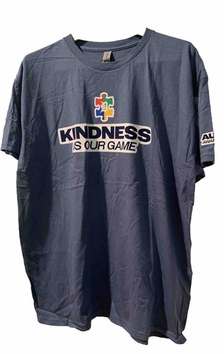 Detroit Tigers Autism Awareness Day Kindness Is Our Game SGA T-Shirt NWOT XL - 第 1/6 張圖片