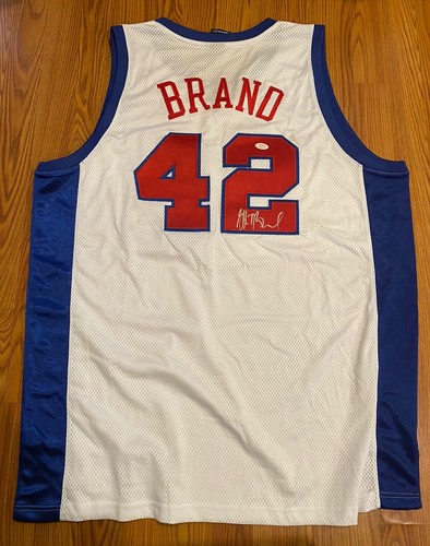 Elton Brand Signed Autograph Authentic Reebok Los Angeles Clippers Jersey PSA