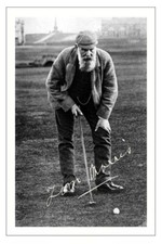 OLD TOM MORRIS Signed Autograph PHOTO Fan Gift Signature Print GOLF