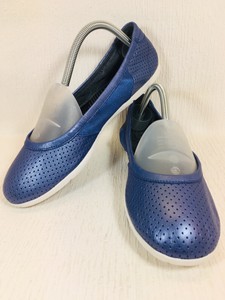 clarks blue flats
