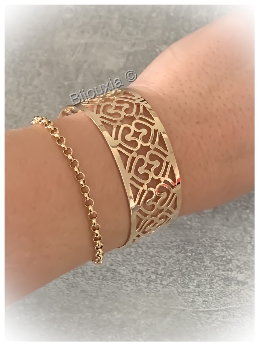 Bracelet Jonc En Or 18 Carats (750/1000) - Poids 12,21g - Occasion Avec Poinçon