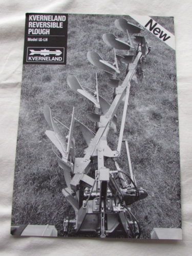 @Kverneland Reversible Plough  Model LG-LH Specification Sales Sheet Leaflet@ - Picture 1 of 2