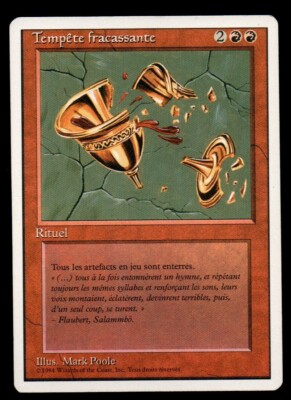 MRM FR/VF Crashing Storm - Shatterstorm MTG magic FWB