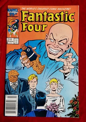 1986 FANTASTIC FOUR 300 Newsstand Dearly Beloved Comic 80s vtg Stan Lee