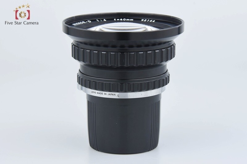 Nikon NIKKOR-D 40mm f/4 for Zenza Bronica S2 S2A EC EC-TL | eBay Nikon NIKKOR-D 40mm f/4 for Zenza Bronica S2 S2A EC EC-TL | eBay