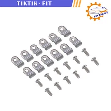 Brake Line Clamp &Screw Street 3/16" Stainless Steel Rod Custom Dune Buggy 24pcs