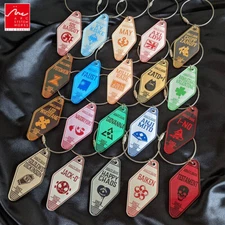 Guilty Gear Strive Motel Keychain Keyring Charm Key Holder