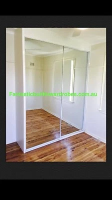 Built In Wardrobe Diy 2 Sliding Mirror Doors Interior Supply