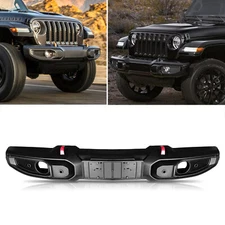 Front Bumper Assembly Fits 18-23 Jeep Wrangler Gladiator w/ Park &Fog Light Hole