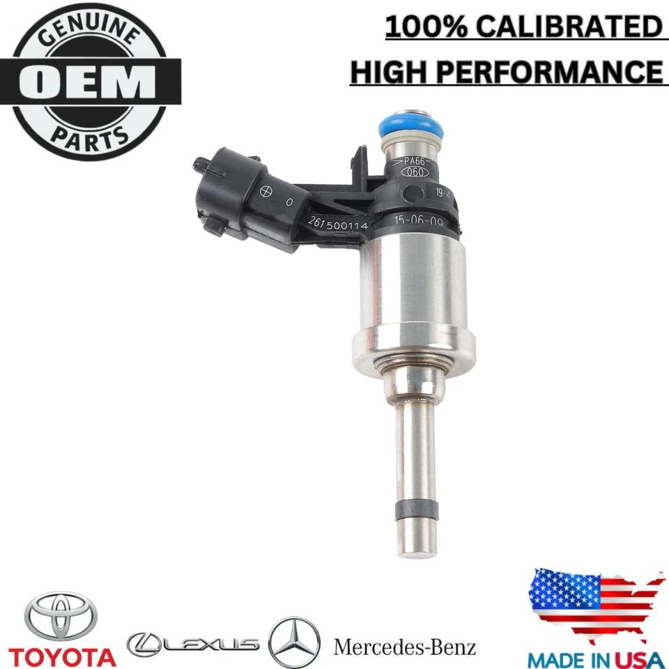 Inyector de combustible X6 nuevo OEM BOSCH para Chevrolet Traverse 2009, 2010, 2011 3,6 L V6 Foto 2 de 4