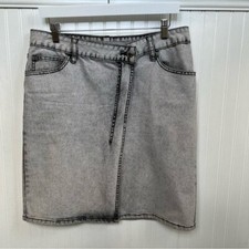 Cheap Monday Washed Frail Gray Over Skirt Women’s Size Medium