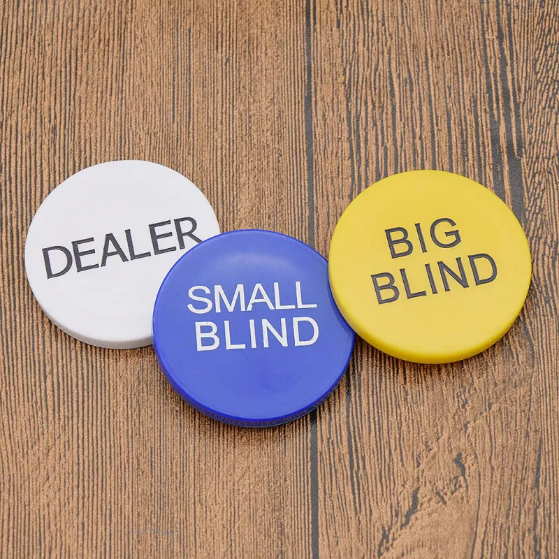 Texas Buttons Poker Chips Small Blind Blind Dealer Game Tool | eBay