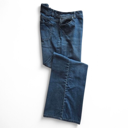 J.Jill Boot Cut Stretch Womens Jeans Mid-Rise Blue Denim Size 14 - Picture 2 of 9
