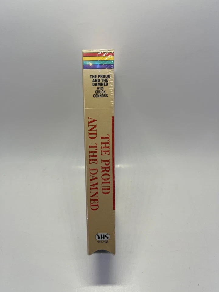 The Proud And The Damned (VHS, 1986) Chuck Connors - Western - New Sealed 🔟 - Image 3 of 4