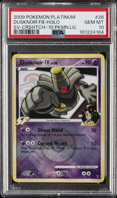 2009 POKEMON PLATINUM SUPREME VICTORS #26 DUSKNOIR FB-HOLO PSA 10