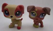 Littlest Pet Shop LPS Jack Russell Lot 2 Figu...