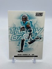 2025 Panini Score Brian Thomas Jr. Throwbacks Insert Jacksonville Jaguars🏈