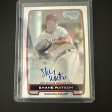 2012 Bowman Draft Picks  - Chrome Draft Picks Autographs Shane Watson Refractor 