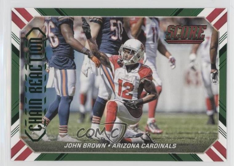 2016 Score Chain Reaction Green John Brown #5 0g4