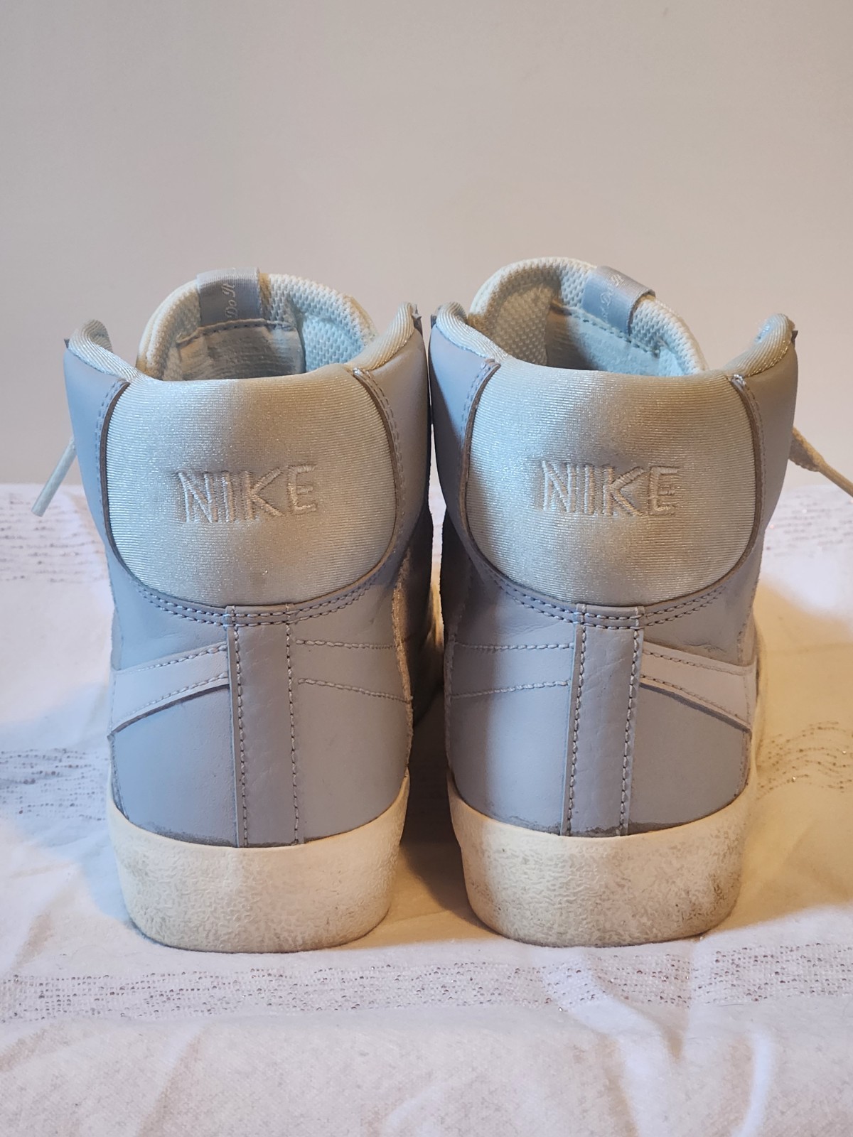 SAOLA Nike Blazer Mid '77 SE D Scarpa per Bambini 6Y Blu Whisper DQ6084 401 Sneaker Alta