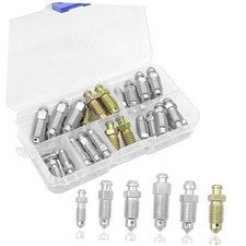 36PCS Brake Bleeder Screw Assortment Kit, Vehicle Brake Caliper Accessories