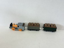 Tomy Thomas Plarail Bash Locomotive and Cargo Trucks with Logs
