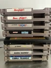 Vintage Video Games Lot of 8 1980s Nintendo NES Games Untested