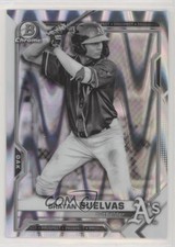 2021 Bowman Draft Chrome Black & White RayWave Refractor Brayan Buelvas 0a3