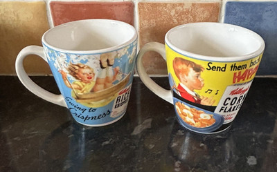 Tasse x 2 Vintage Kellogg's bunt