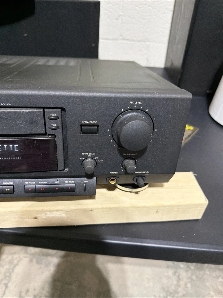 Grabadora de casete digital compacta Philips DCC900 BK01 equipo de audio vintage Foto 4 de 4