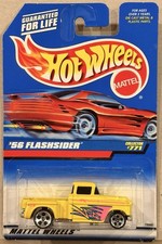 1997 Hot Wheels '56 FLASHSIDER Yellow Collector #771 Blue 5 Hole Spoke
