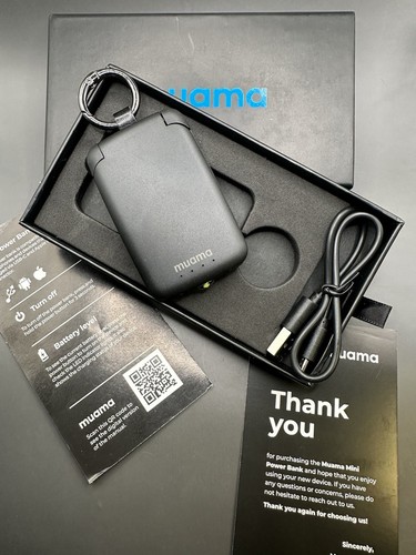 {G8} Muama Mini Phone Charger Power Bank for iPhone Android Cell 2000mAh New - Picture 2 of 4