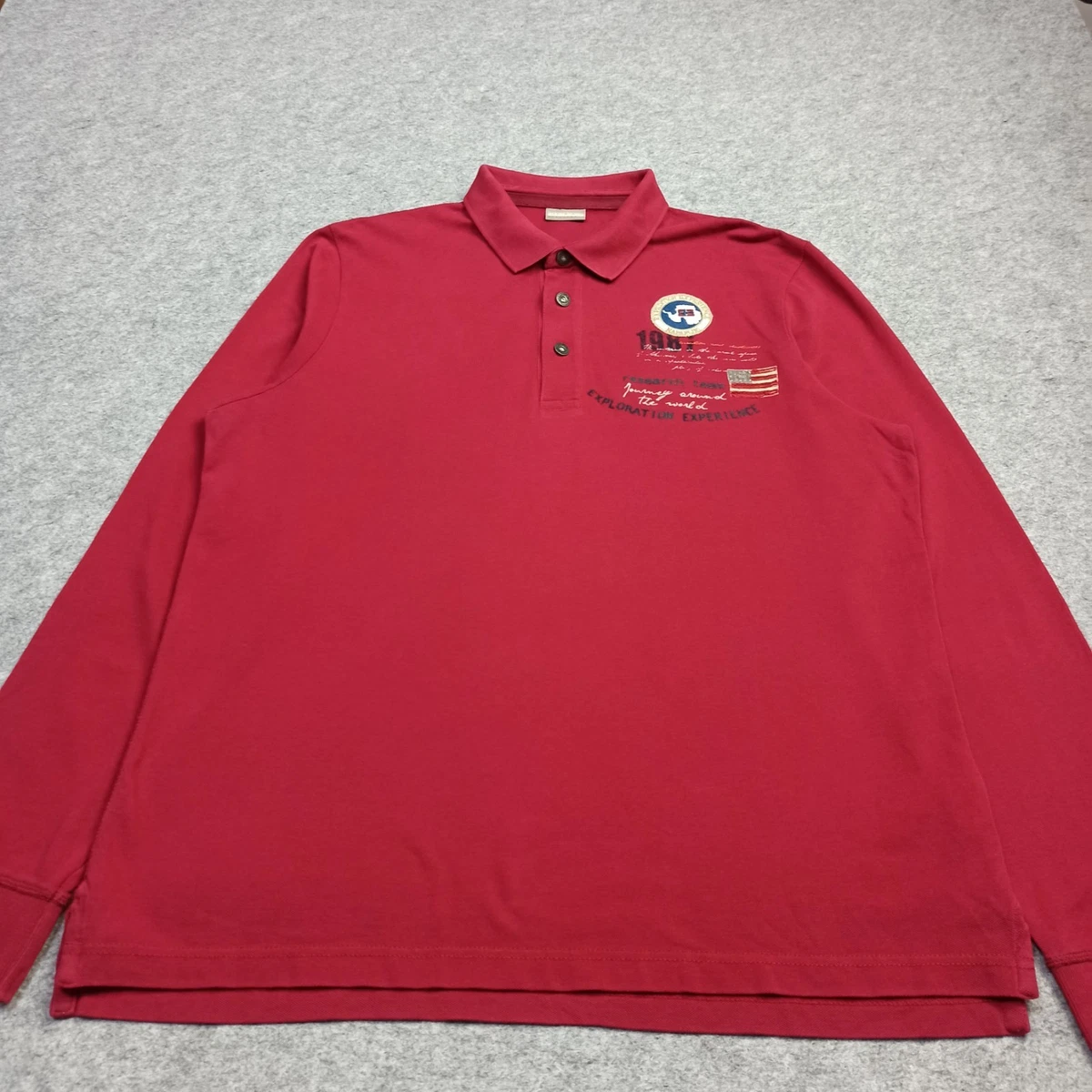 Chemise Homme Red Herring - Rouge Bordeaux à Carreaux, Manches Longues, Taille XL, Coton, Occasion En Excellent état