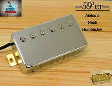 G.M. 59'er Alnico 5 Chrome Humbucker Neck 50mm  4-wire 