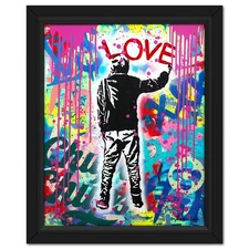 Nastya Rovenskaya- Original Oil on Canvas "Love Rebellion"