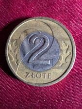 Poland 2007 ~ 2 Zlotys / Zlote Coin ~ Gold Color Outside Silver Color Inside 