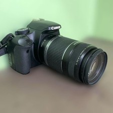 Canon EOS Kiss X2 DSLR Camera with EFS 55-250mm Lens and Battery Included