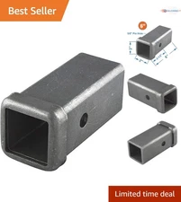 Trailer Hitch Receiver Tube 2-inch x 6-inch Length Weld on Raw Steel for Towing