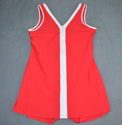 Abercrombie & Fitch YPB SculptLUX Mini Dress Red Built in Shorts 2XL