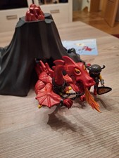 Playmobil 3327 Roter Drache Ritter Knights Mit Bauanleitung, Amulett + Vulkan