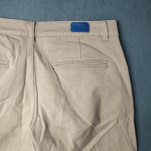 Mugsy Jeans Belmonts Pants Mens 33x28 Khaki Chino Stretch Slim Fit Casual - Picture 5 of 12