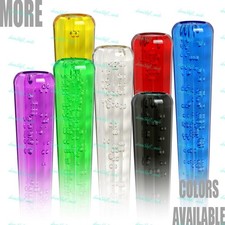 Jdm Universal Crystal Vip Manual Bubble Throw Gear Shifter Shift Knob Head 200mm