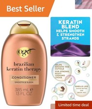 13 Fl Oz Brazilian Keratin Therapy Conditioner with Coconut & Cocoa Butter