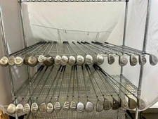 Wholesale Lot of 35 Golf Clubs - Taylormade Assorted Drivers and Fairway Woods