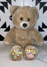 Build-A-Bear Happy Birthday Tan Birthday Bear Plush BAB