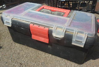 Handy Small Storage Toolbox W Organisers & Inner Tray