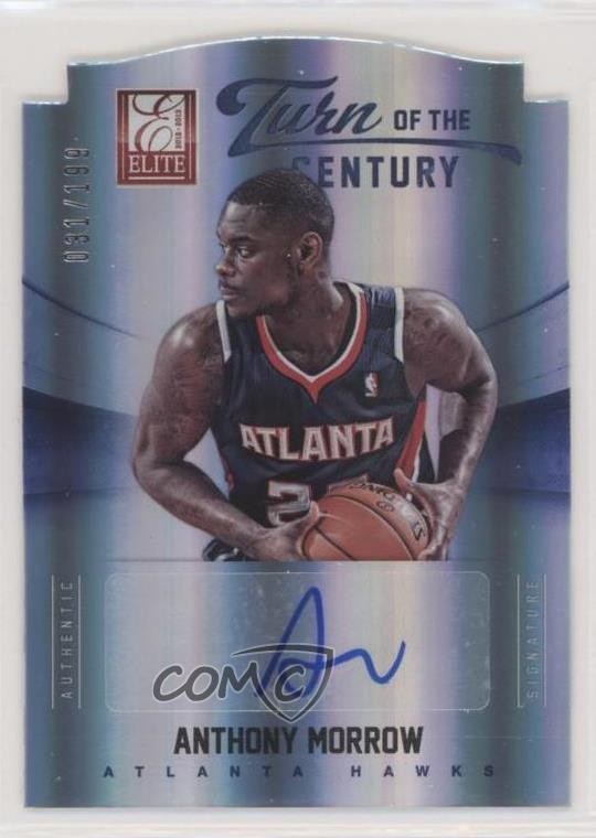2012 Panini Elite Turn of the Century Die-Cut 31/199 Anthony Morrow #49 Auto on6