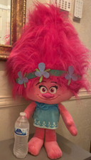DreamWorks Trolls '17 Amapola 25" Muñeca de Peluche Grande Exhibición Gran Tamaño Cuerpo Firme Rosa
